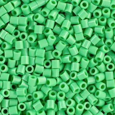 Bright Green Perler Beads for Kids Crafts, 1000 pcs