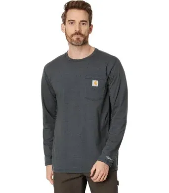 Men&#39;s Carhartt Force Relaxed Fit Midweight Long Sleeve Pocket T-Shirt