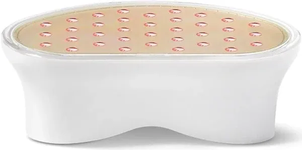 NuFACE FDA Cleared LED Red Light Wrinkle Reducer Attachment for Trinity Microcurrent Facial Device - At Home 3-Minute Fine Lines and Wrinkles Treatment for Smile Lines, Under Eyes & Forehead