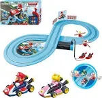 Carrera First Mario Kart Mario and Peach Slot Car Racing Set