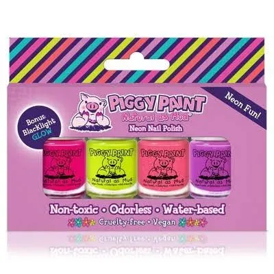 Piggy Paint Neon 4 Polish Box Set