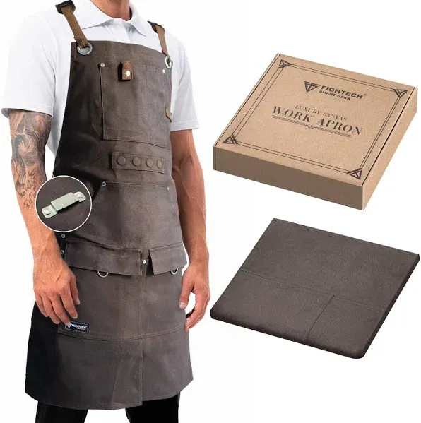 Work Apron - Heavy Duty Wood Working Apron for Men with Tool Pockets Apron fo...