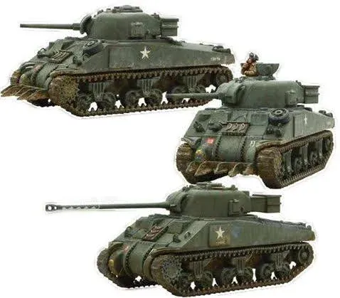 Warlord Games Sherman Tank Troop 28mm United States Great Britain Firefly