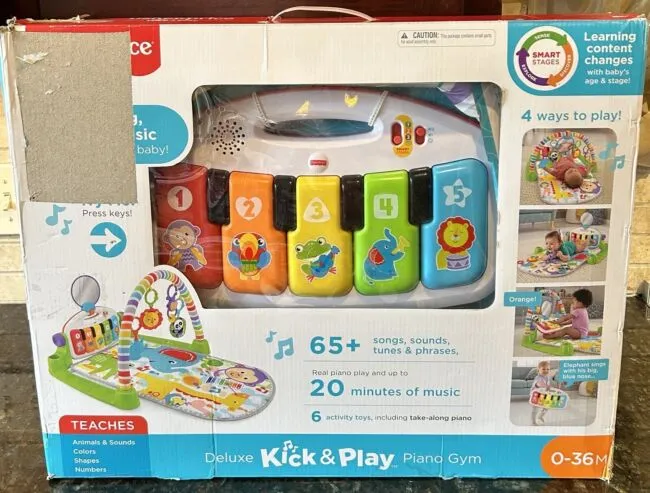 Fisher Price Deluxe Kick Play Piano Gym