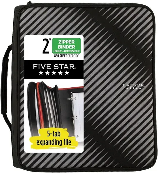 Five Star Zipper Binder