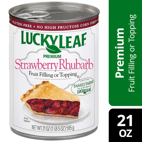 Lucky Leaf Premium Strawberry Rhubarb Pie Filling