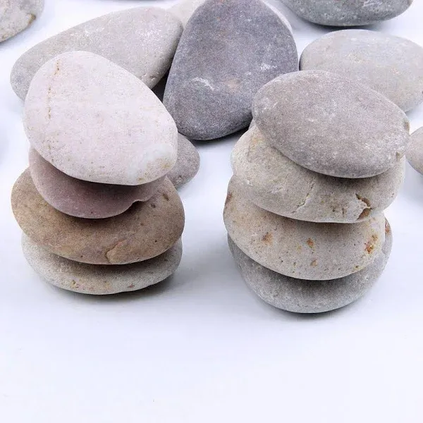 Skullis 20 Pcs Natural Rocks for Painting