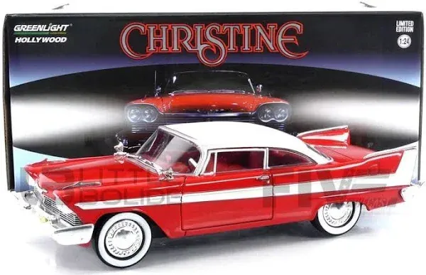 Greenlight 1 24 Christine 1958 Plymouth Fury