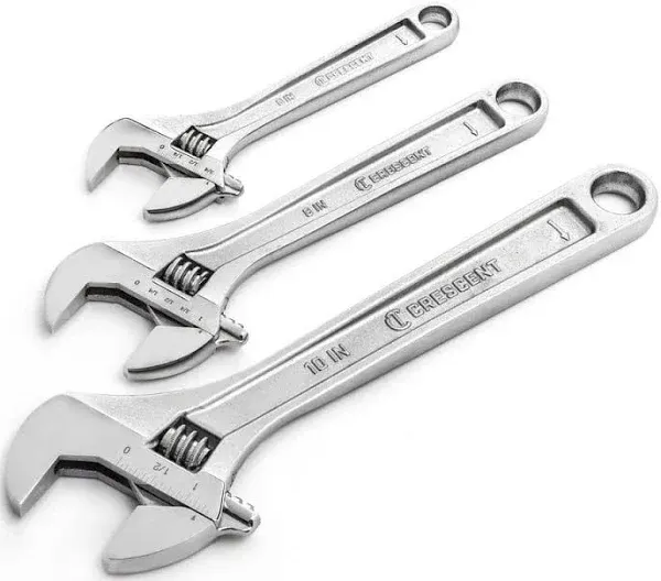 Crescent Adjustable Wrench Set 3 pc.