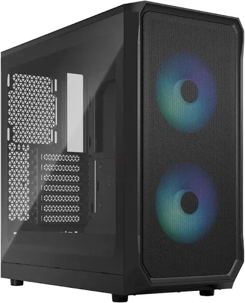 Fractal Design Focus 2 Mid Tower Case - RGB Black Comes With User Guide