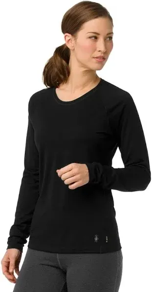 Women's Classic All-Season Merino Base Layer Crew - Black