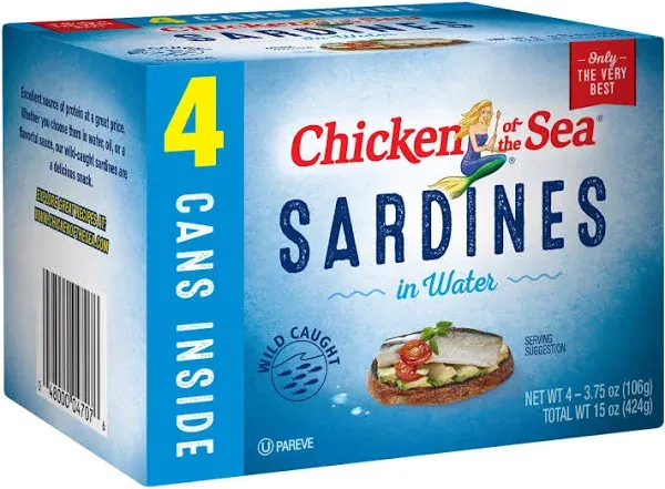 Chicken of the Sea Sardines in Water (3.75 oz)