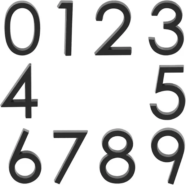 RQUNA Self Adhesive Mailbox Numbers