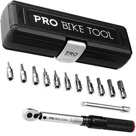 PRO Bike Tool 1/4 Inch Drive Torque Wrench Set