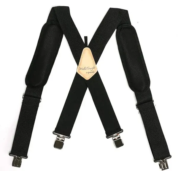 CTM Men's Heavy Duty Clip-End Work Suspenders