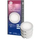 GE 3-Pack Color Changing LED Smart Puck Light | 93131317