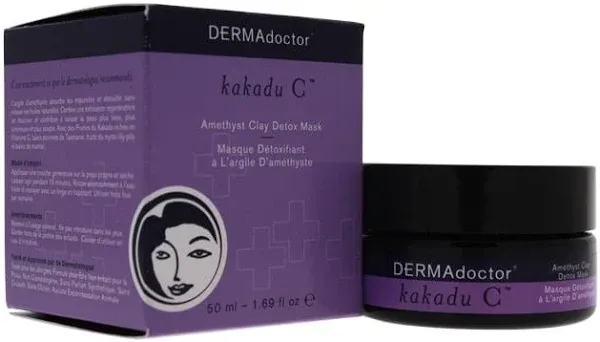 Dermadoctor Kakadu-C Amethyst Clay Detox Mask - 1.7 oz jar