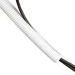 D-Line 43-in x 1.26-in PVC White Split Cable Tube | US/CTT1.1W