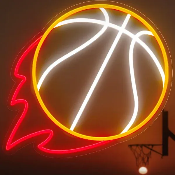 HAJAE Basketball Neon Sign