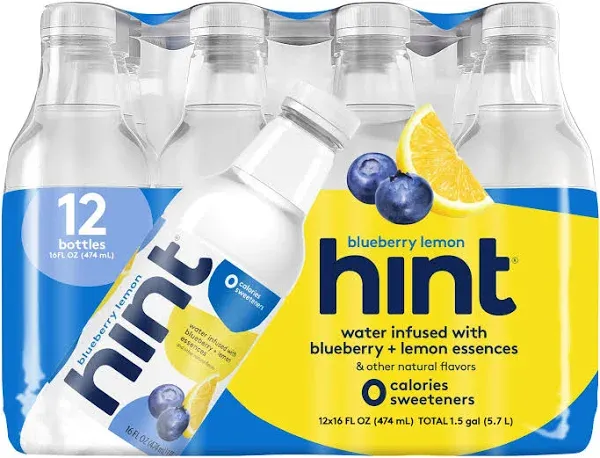 Hint Blueberry Lemon Infused Water (16 fl oz)