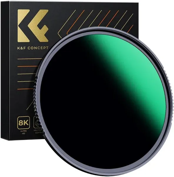 55mm ND1000 Filter 10 Stops ND, Solid Neutral Density Lens Filter Multi-Coated Optical Glass Neutral Grey ND with Multi-Resistant Coating