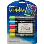 Expo Neon Dry Erase Marker, Bullet Tip, Assorted, 5/Set