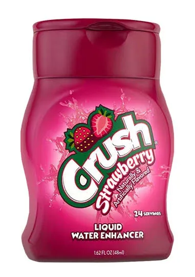 4pk Crush, Strawberry, Liquid Water Enhancer New, Better Taste! Makes 96 Drinks