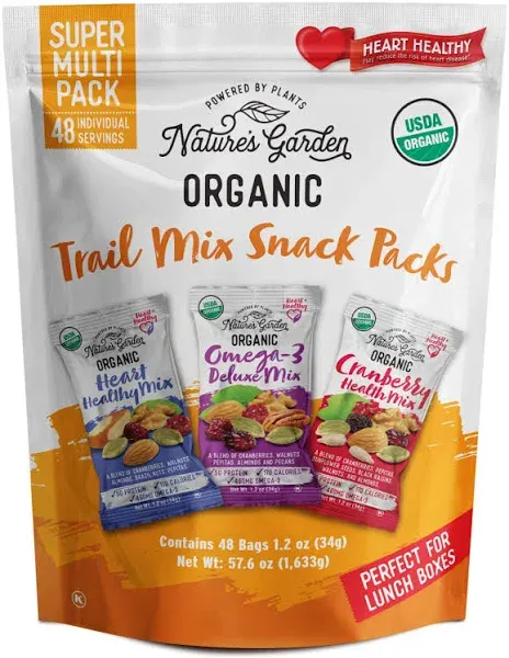 Nature&#039;s Garden Healthy Trail Mix Snack Pack - 28.8 oz (Pack of 3)