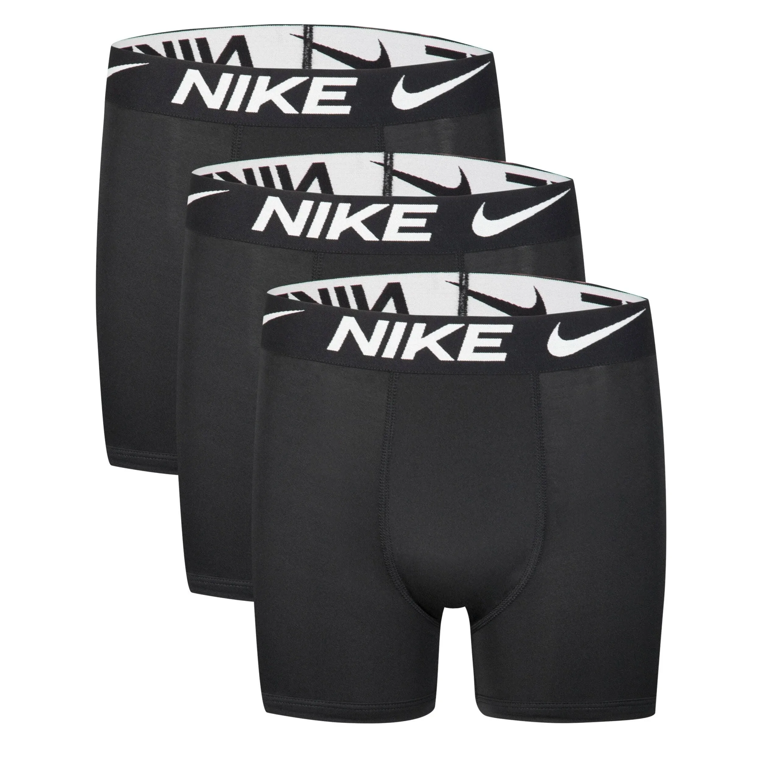 Nike Essentials Big Kids' Dri-Fit Boxer Briefs (3-pack) Black