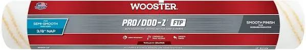 18" x 3/8" Nap Wooster Brush Company RR666 Pro/Doo-Z, FTP No-Shed Roller Cover | Applicators, Roller Covers, Roller Cover - Woven | Paint Supply