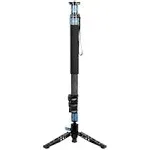 SIRUI P-424FL Monopié de Fibra de Carbono de 190cm con Pies para Fotografía SLR, Monopié de Fotografía Profesional Portátil de 4 Secciones para Cámara, Videocámara, Carga Máxima 12kg