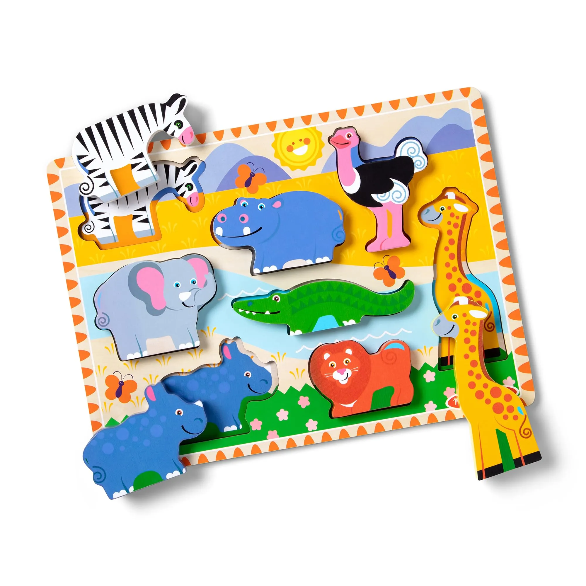 Melissa & Doug Safari Chunky Puzzle