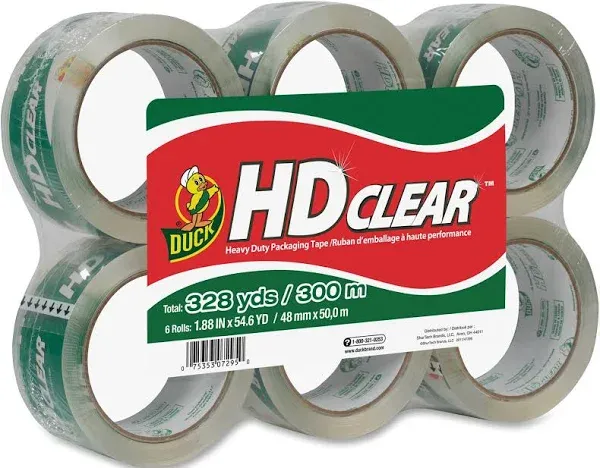 Duck Heavy-Duty Carton Packaging Tape