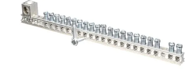 SIEMENS EC3GB212 Bar Kit with 21 Terminal Positions and a Ground Lug, Chrome