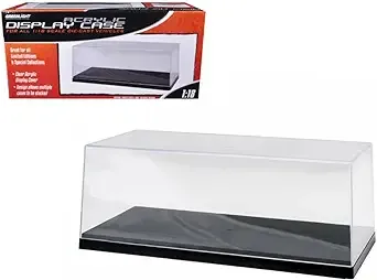 Acrylic Display Show Case with Plastic Base for 1/18 Scale Cars by Greenlight 55020