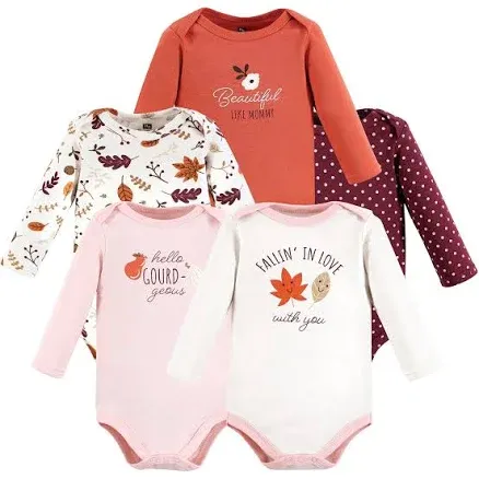 Hudson Baby Cotton Long-Sleeve Bodysuits