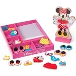 Melissa & Doug Disney Minnie Mouse Magnetic Dress-Up Wooden Doll Pretend Play Set