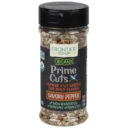 Frontier Prime Cuts Savory Pepper, Organic, 3.99 Ounce