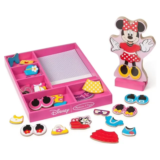 Melissa & Doug Minnie Mouse Wooden Magnetic Dress-Up