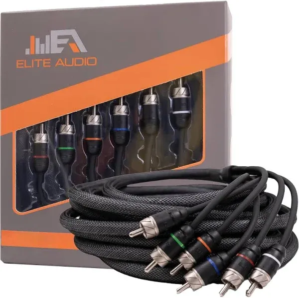 Elite Audio Premium Series RCA Interconnects Stereo Cable