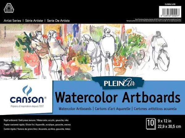 Canson Plein Air Watercolor Artboard Pad