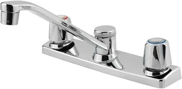 Pfister Pfirst Series 2-Handle Kitchen Faucet, Polished Chrome