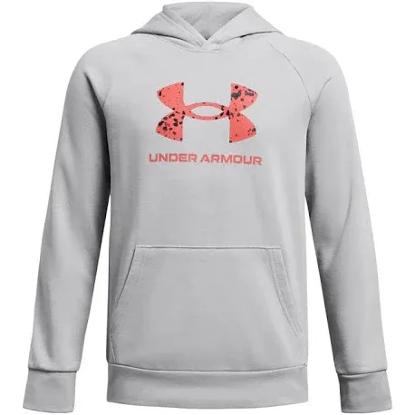 Under Armour Boys' Rival Fleece Big Logo Hoodie