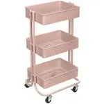 Simply Tidy Rolling Cart Rose Gold Lexington 3-Tier 16.81'' | Michaels