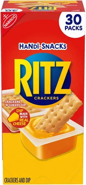 Handi-Snacks Ritz Crackers N Cheesy Dip