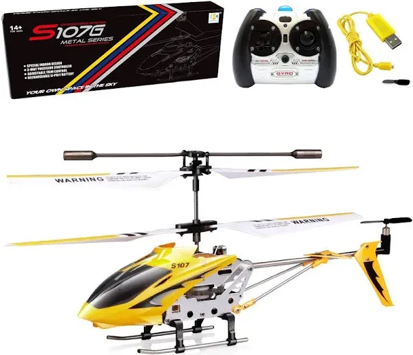 3.5CH Syma S107G RC Helicopter Phantom Metal Mini Remote Control Helicopter GYRO