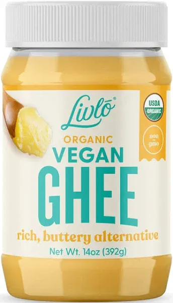 Livlo Organic Vegan Ghee - Plant Based Butter - No Refrigeration Necessary - ...