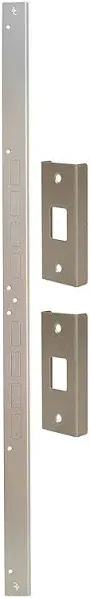 Door Armor Mini Door Reinforcement Kit in Aged Bronze DIY Home Security