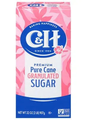 C&H Granulated White Pure Cane Sugar (32 oz)