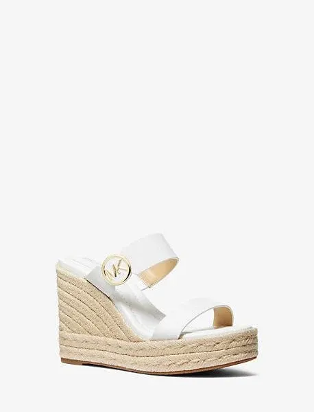 Michael Michael Kors Women's Lucinda Leather Wedge